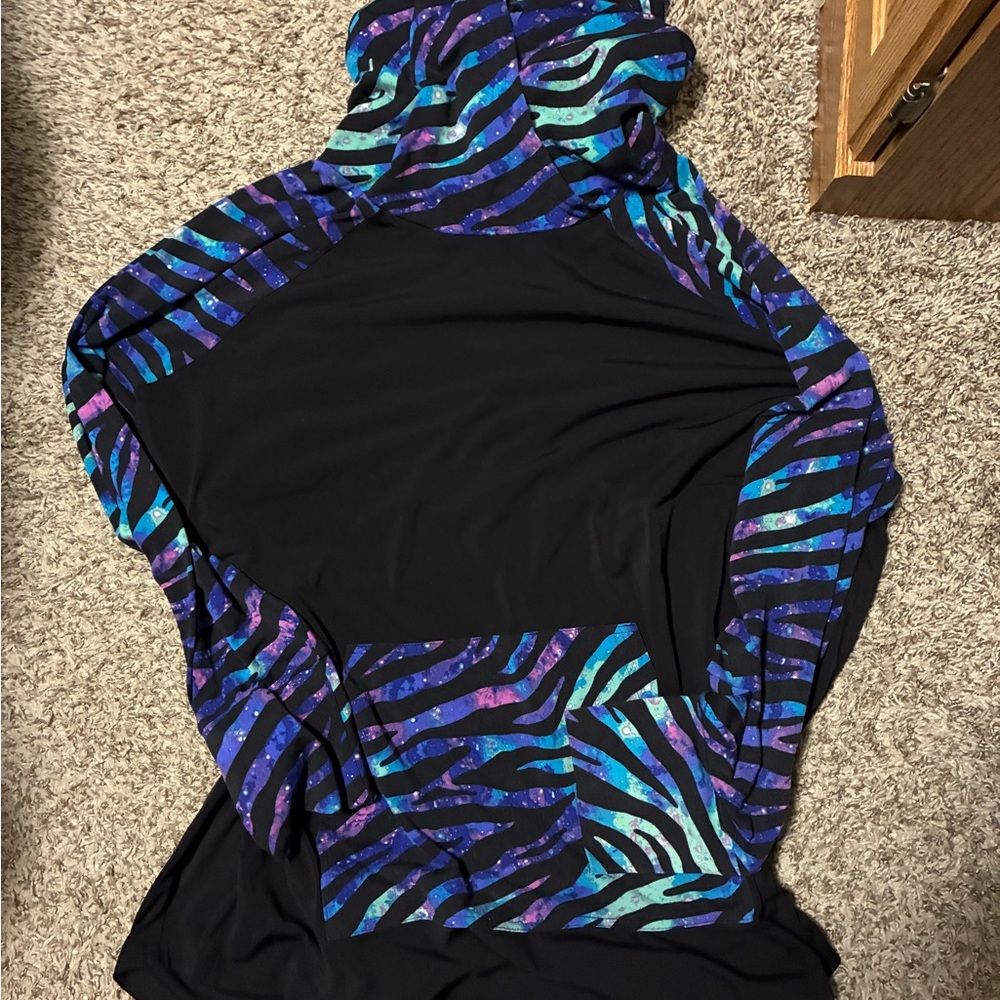 LuLaRoe Multicolor Striped Hoodie
